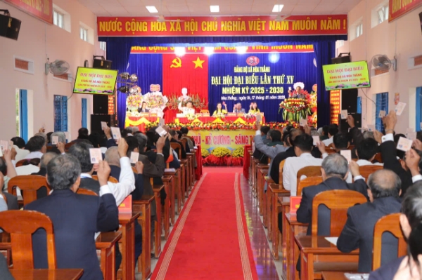 Hình ảnh cho bài viết Đại hội Đảng bộ xã Hòa Thắng lần thứ XV, nhiệm kỳ 2025-2030